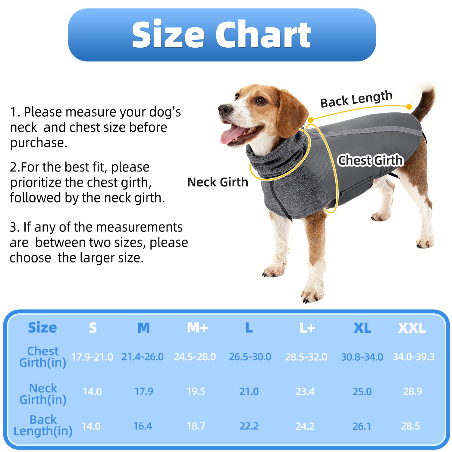 SlowTon Winter Dog Coat reflective stripes boost visibility in low light.