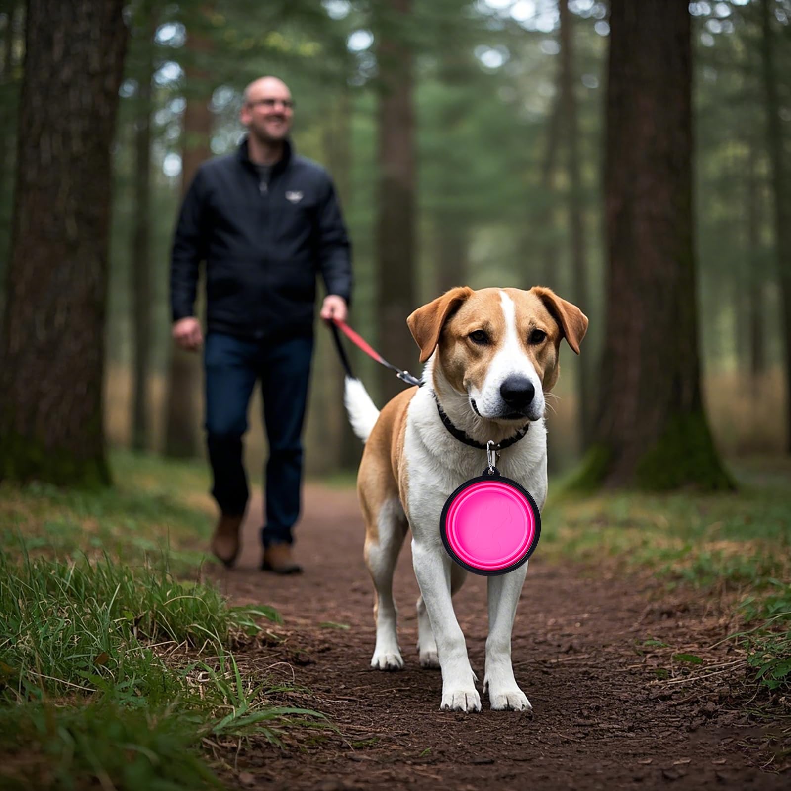 SLSON 22oz capacity bowl, suitable for water or food during travel.