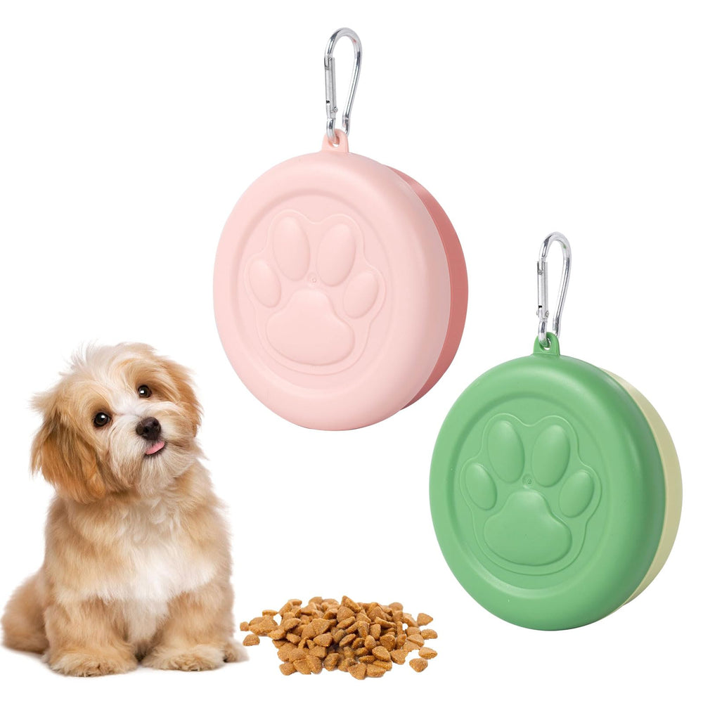 SLSON 2Pack dog treat pouch travel accessibility enables quick rewards on walks.
