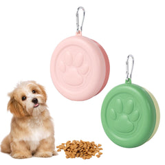SLSON 2Pack dog treat pouch travel accessibility enables quick rewards on walks.