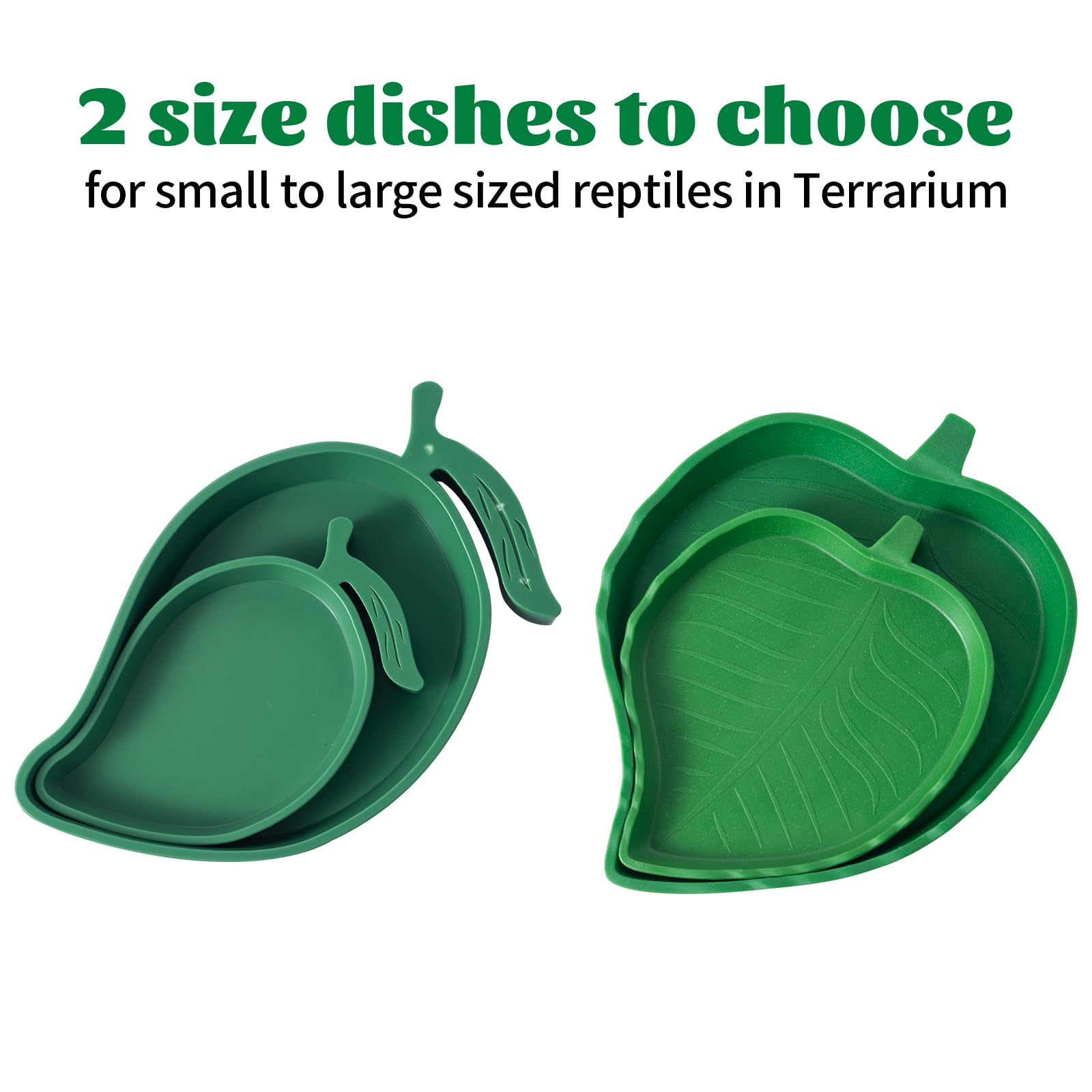 SLSON 4Pack mango small bowl; compact water dish for small reptiles.