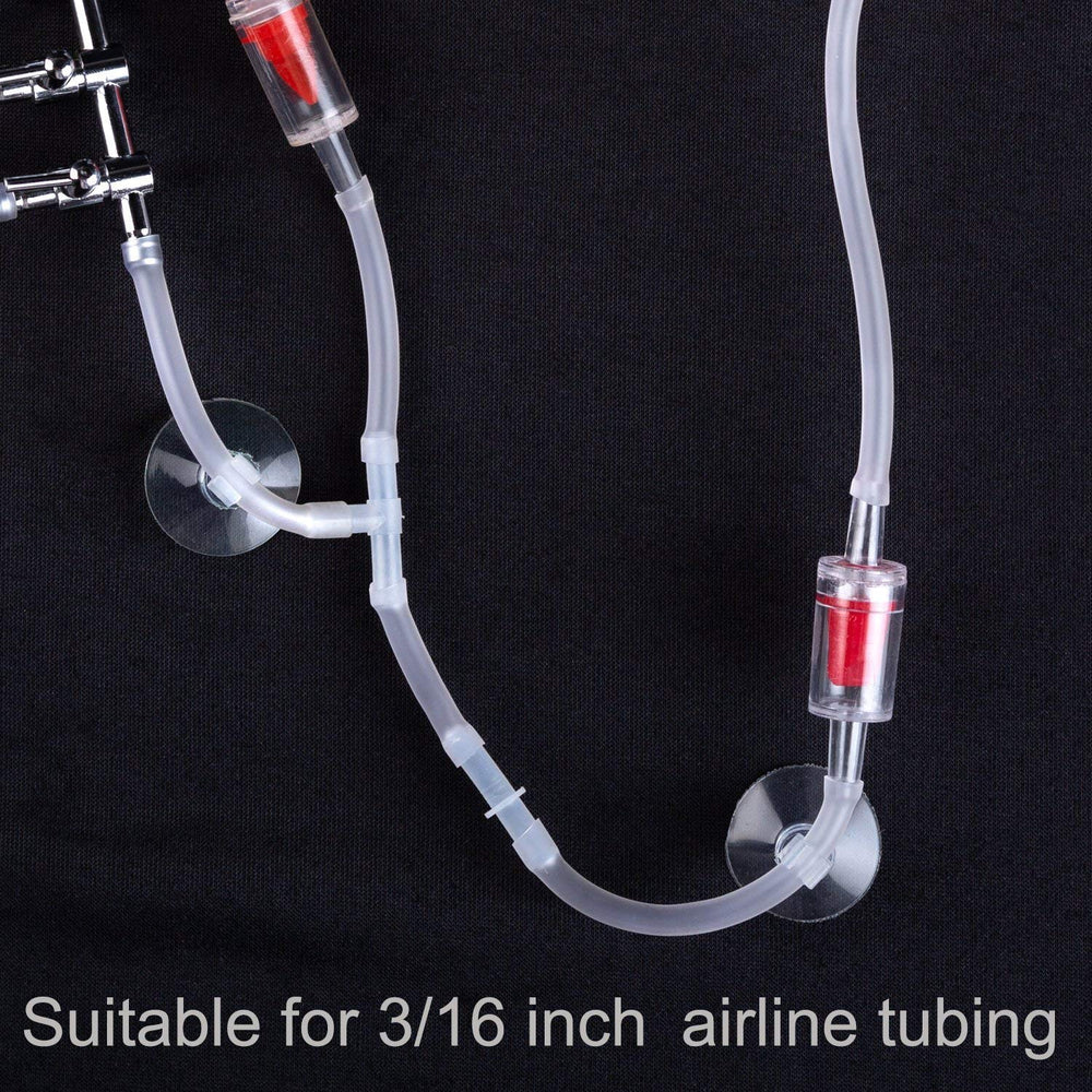 SLSON air line tube holder clip mount secures hoses neatly behind aquariums.