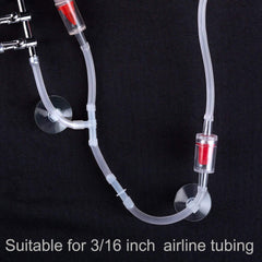 SLSON air line tube holder clip mount secures hoses neatly behind aquariums.