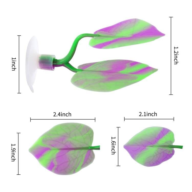 SLSON aquarium decor betta hammock adds natural shelter to tank.