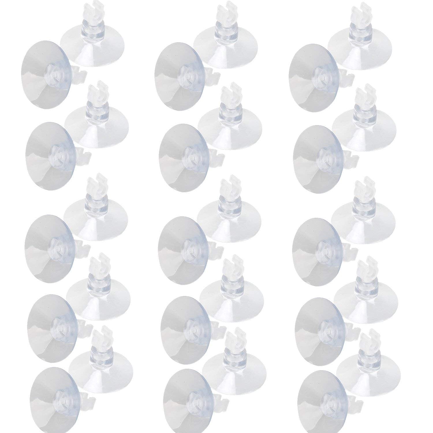 SLSON aquarium suction cup clip closeup shows secure tubing in freshwater setups.