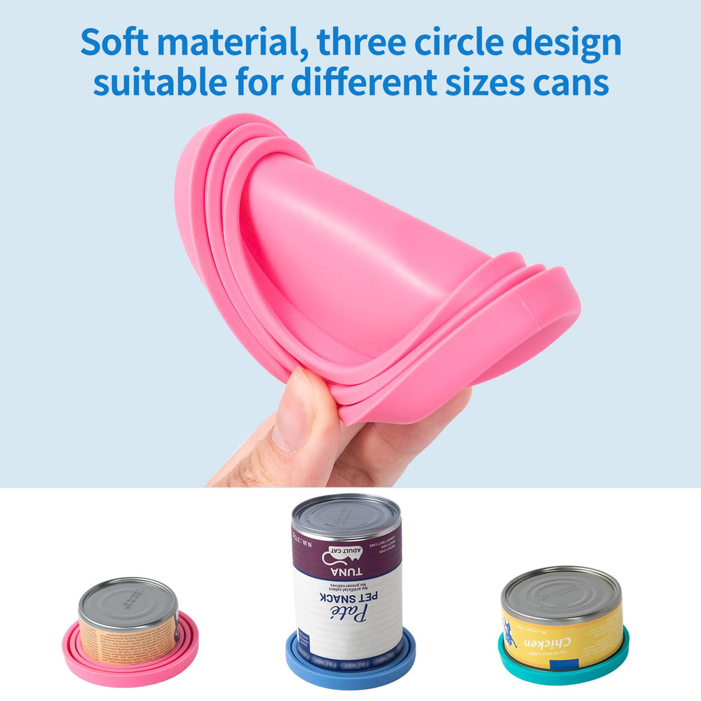 SLSON cat can lid ears blue seals cans and preserves flavor.