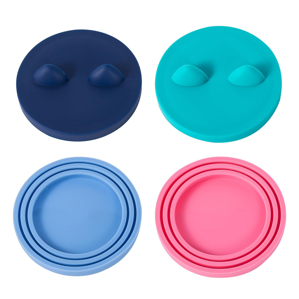 SLSON cat can lid on cans demonstrates quick sealing in action.