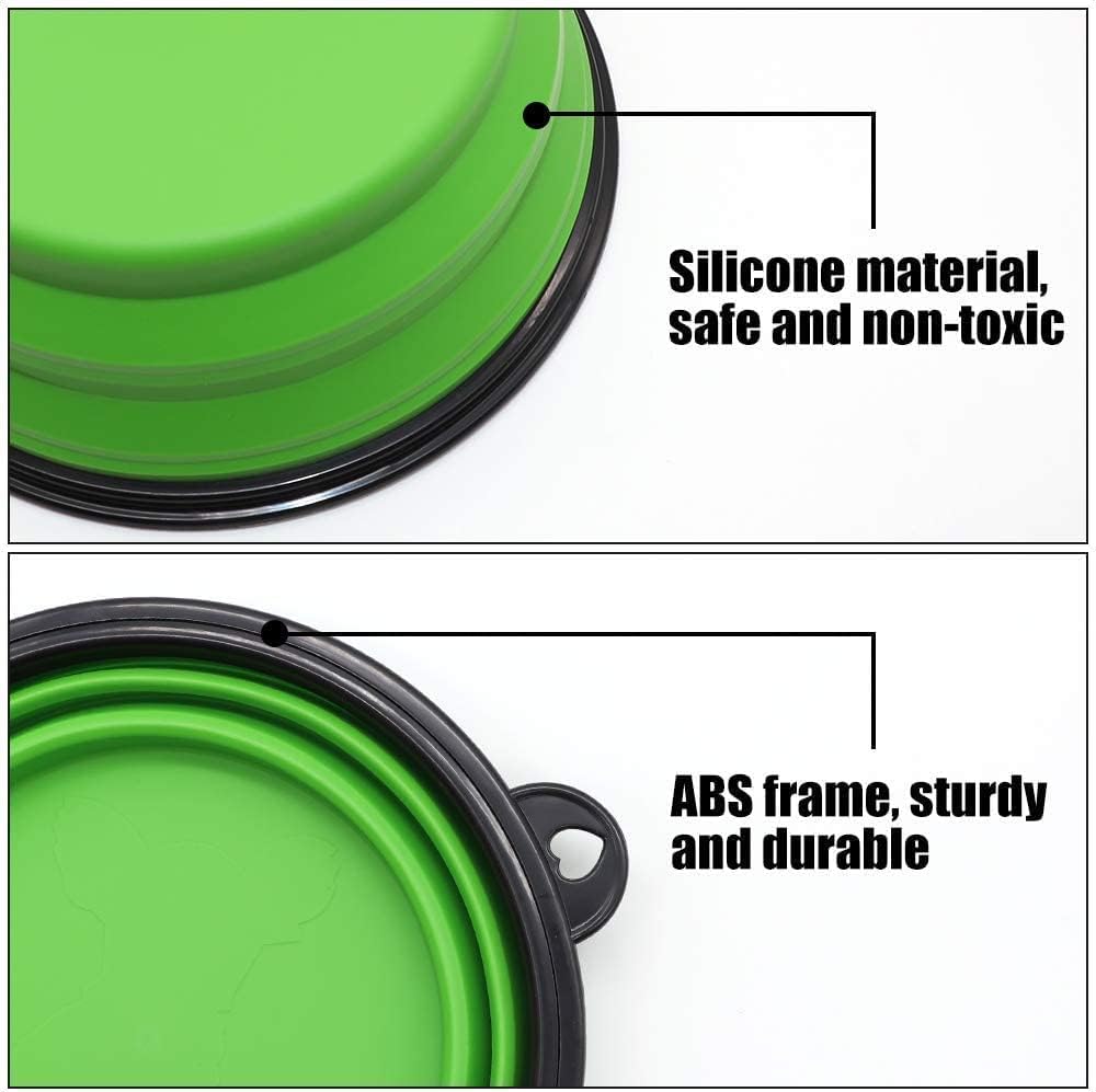 SLSON collapsible bowls dishwasher safe for easy cleaning