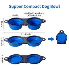 SLSON 180-degree flip-over design keeps travel bowls compact and dust-free.