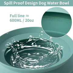 SLSON collapsible silicone dog bowl easy to clean and store