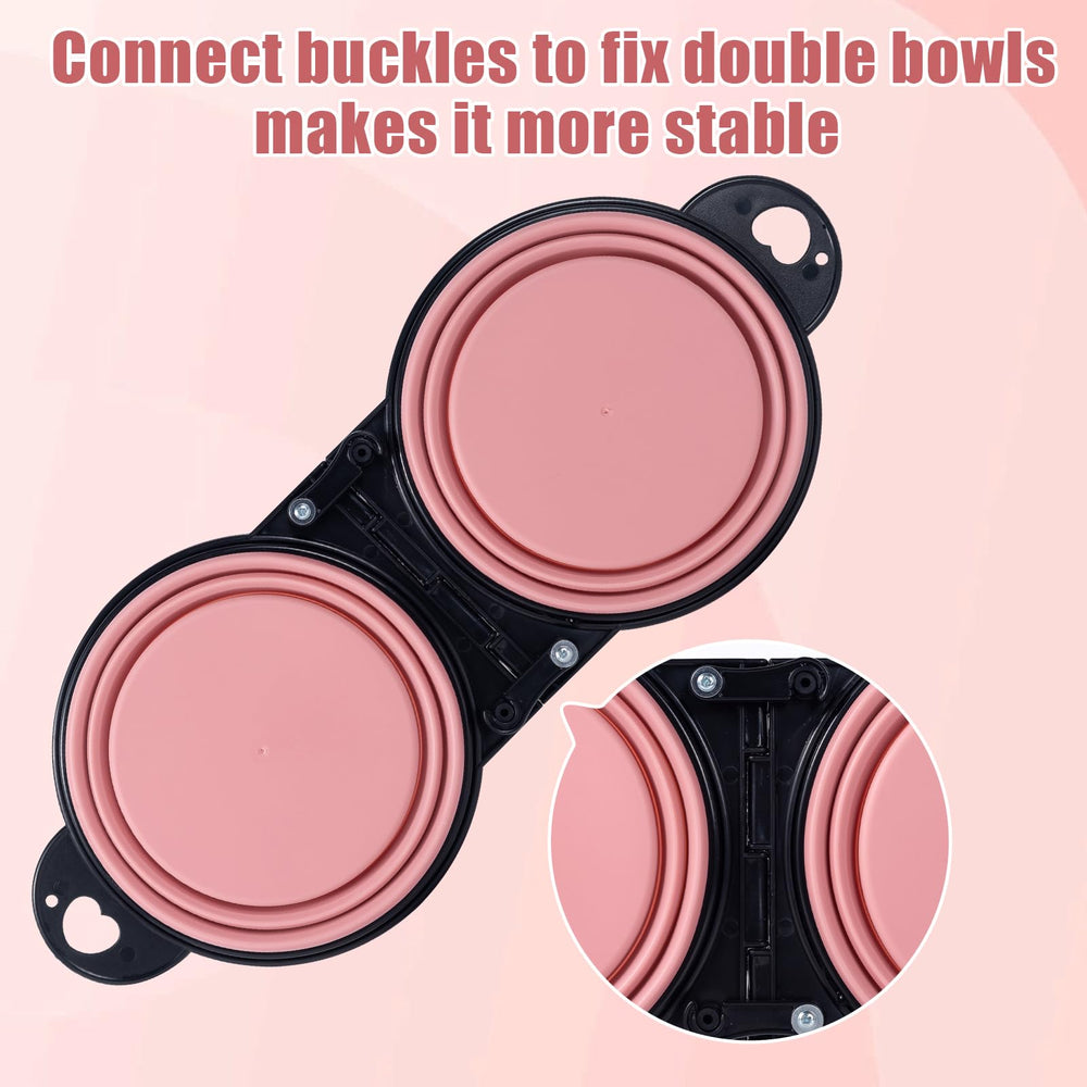 SLSON durable travel bowls with connect buckles prevent spills during meals.