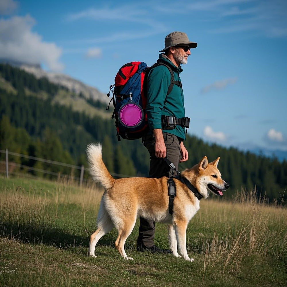 SLSON dishwasher-safe dog bowl, easy cleanup after meals.