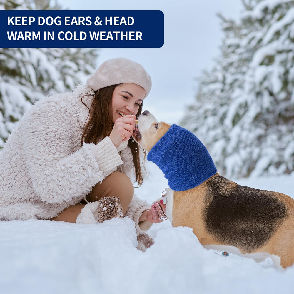 SLSON dog ear muffs winter warmth image conveys gentle insulation for cold days