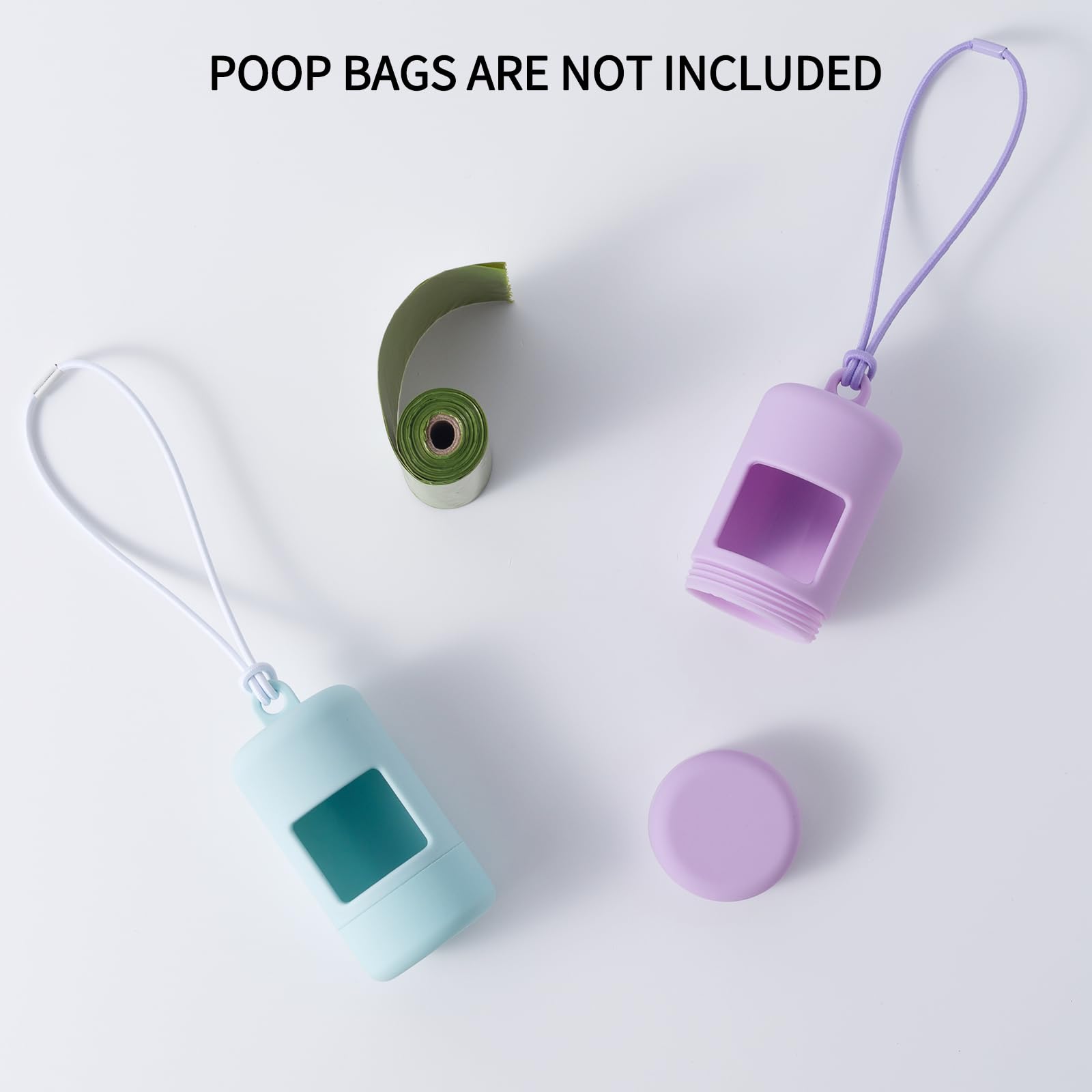 SLSON lightweight plastic poop bag holder feels sturdy yet easy to carry