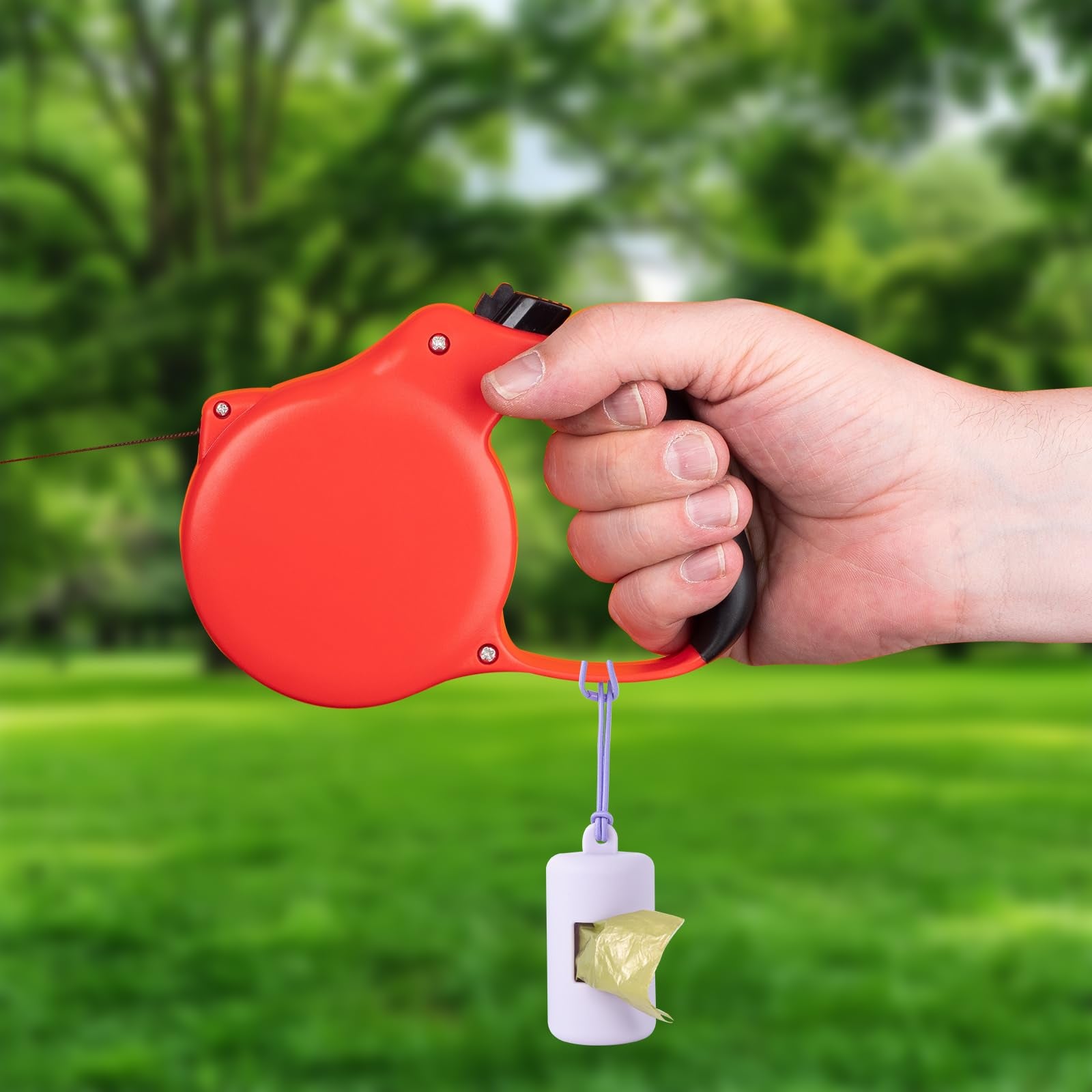 SLSON one-piece molded design dispenser opens smoothly for easy bag loading