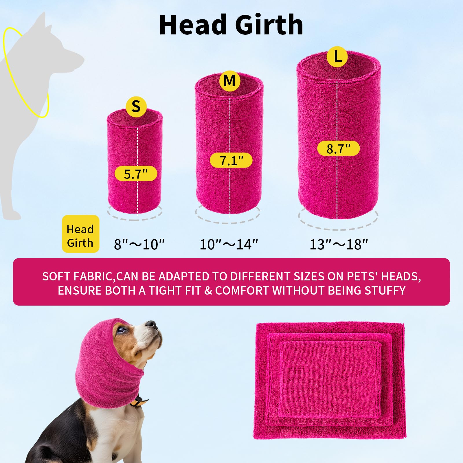 SLSON ear protector close-up showing soft elastic neck for noise relief.