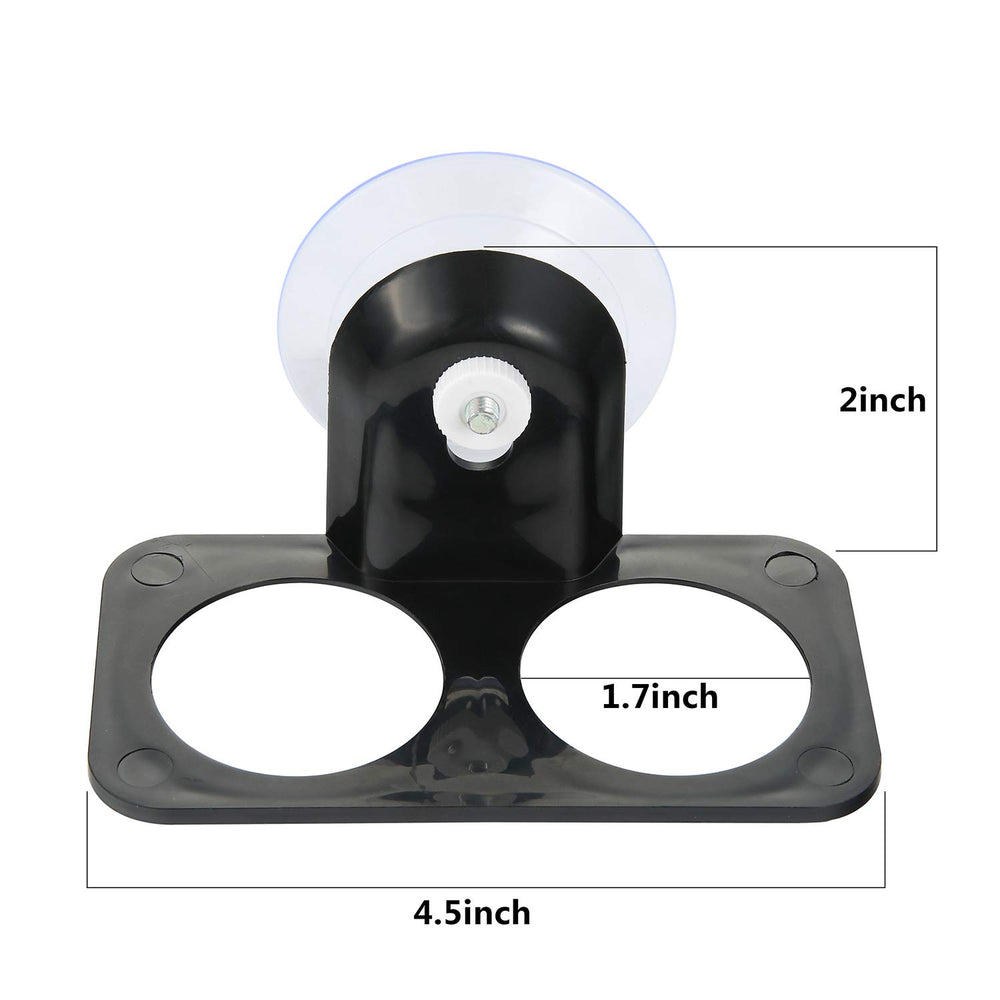 Gecko Feeder Ledge dimensions 4.5 in by 2.4 in by 2.4 in.