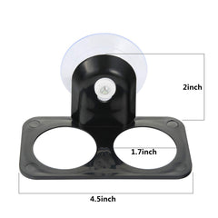 Gecko Feeder Ledge dimensions 4.5 in by 2.4 in by 2.4 in.