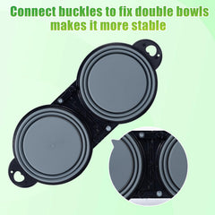 SLSON lock clips keep bowls secure during meals and prevent spills.