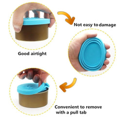 SLSON pet can cover grey closeup demonstrates dishwasher-safe ease
