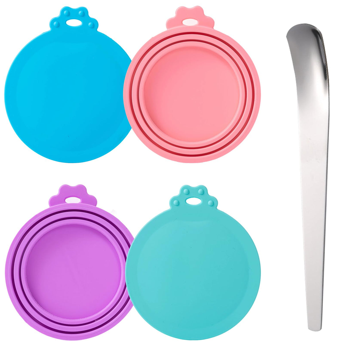 SLSON pet can cover universal lids sealing freshness on varied cans