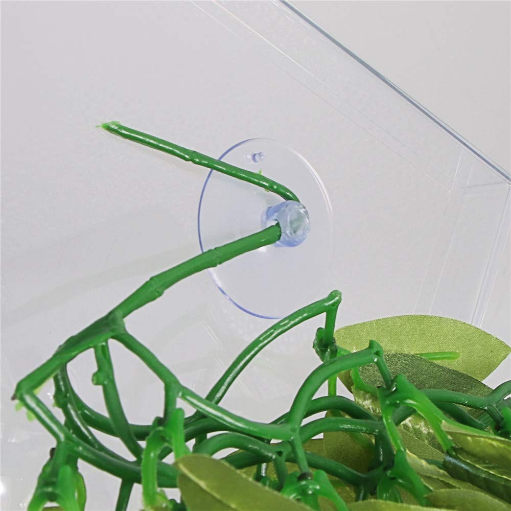 SLSON reptile plant decor versatile in tanks and habitats.