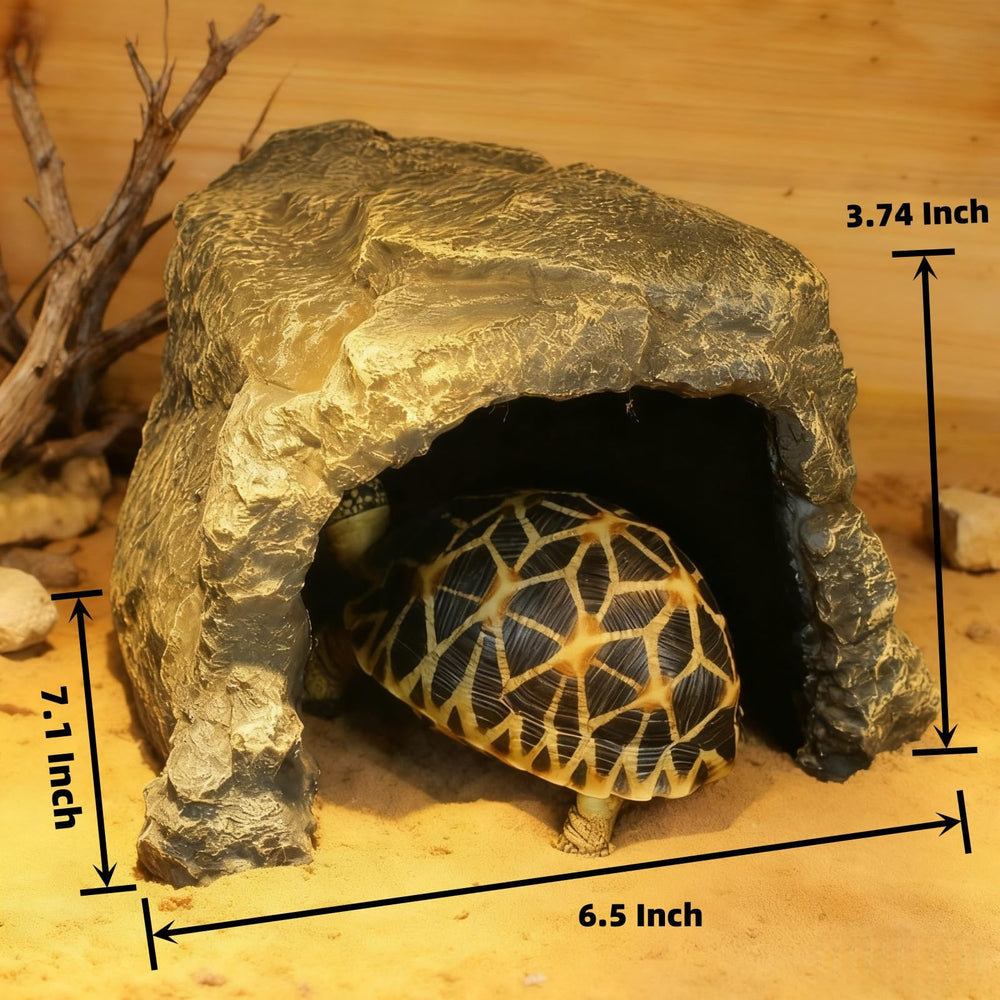 SLWHYZL bearded dragon hide inside, cozy refuge for rest.