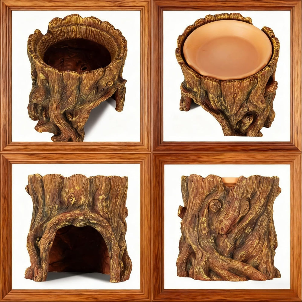 SLWHYZL reptile hide habitat-enrichment promotes natural behaviors like climbing and hiding.