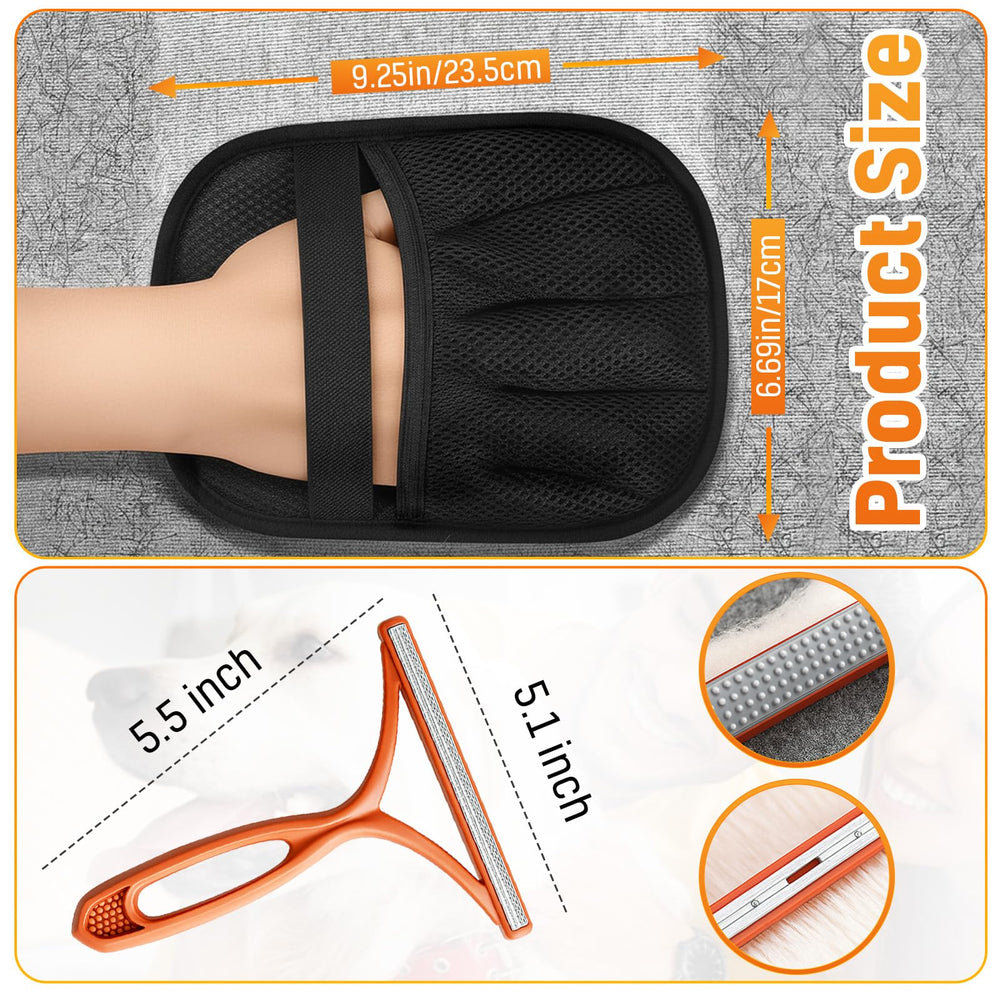 Smakpro electrostatic pet hair remover glides over surfaces.
