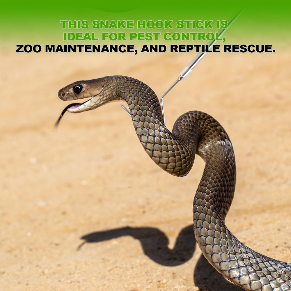 Smarkey field-use snake tongs enable safer outdoor removal.