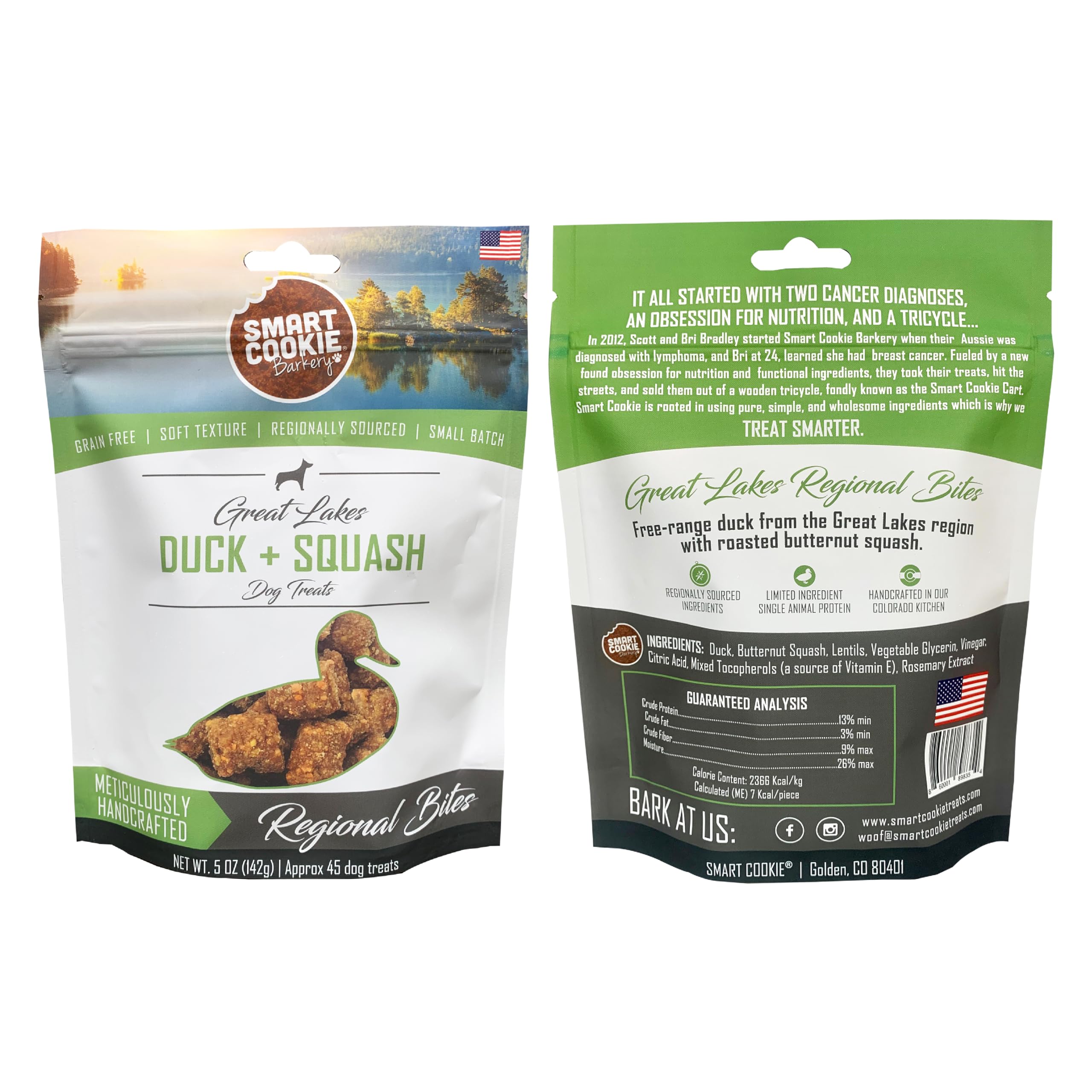 Smart Cookie Rocky Mountain Trout + Apple bag wholesome, grain-free snack