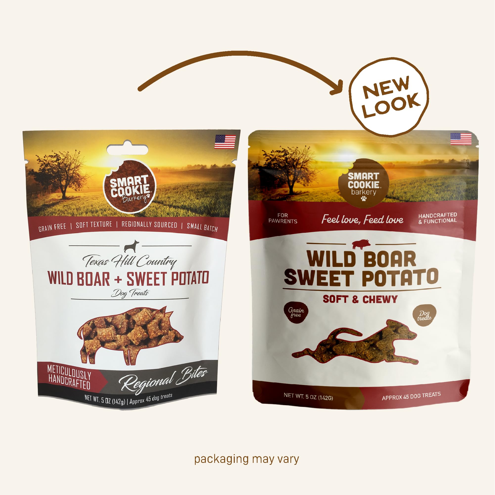 Smart Cookie single-protein wild boar emphasis supports allergen-conscious treats.