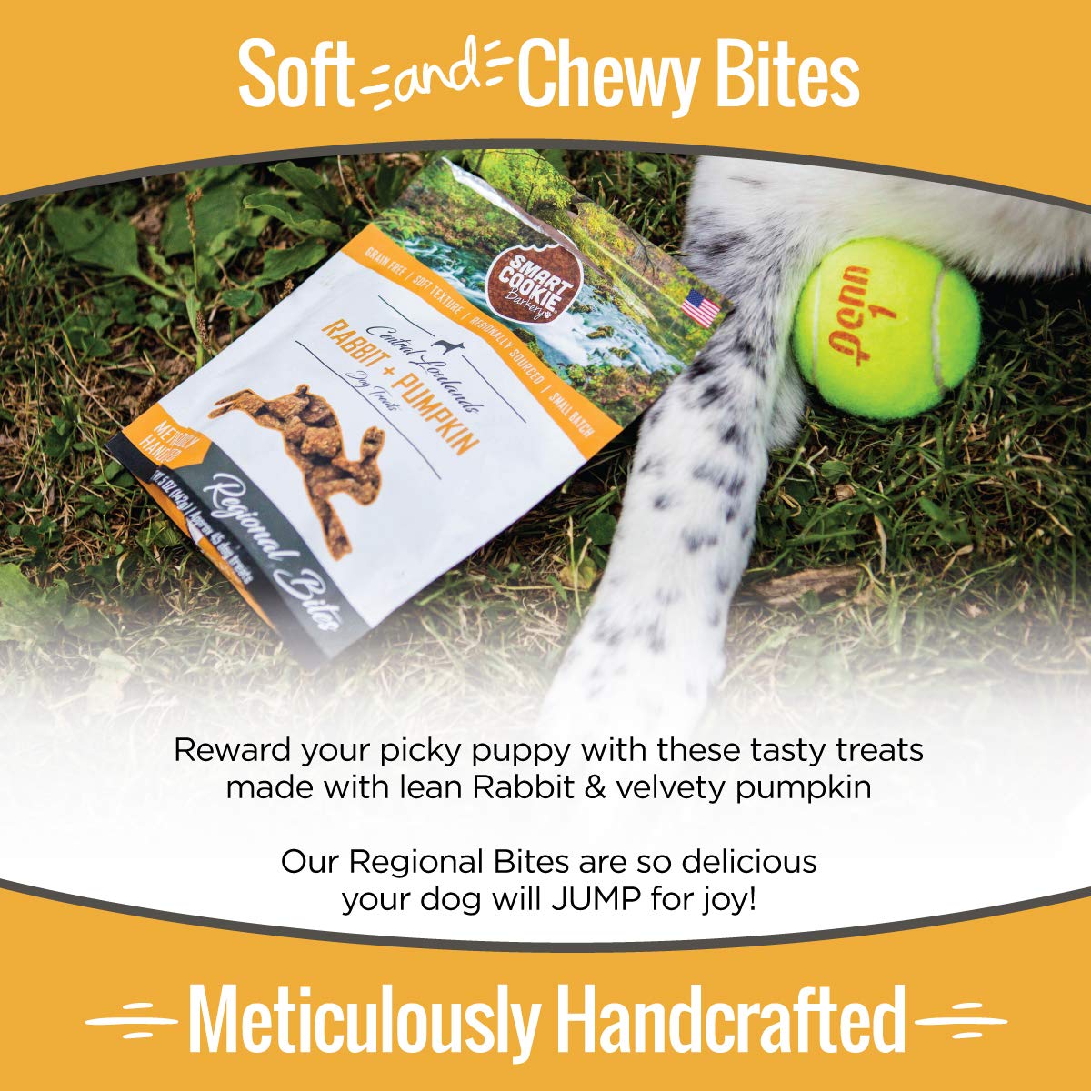 Smart Cookie soft-chewy treats emphasize tender texture for dogs of all sizes