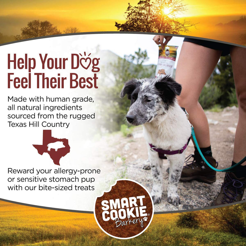 Smart Cookie training treats with Texas-sourced ingredients support wholesome rewards