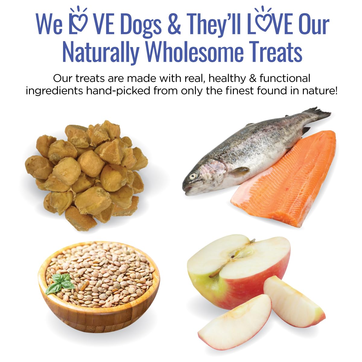 Smart Cookie grain-free label—grain-free recipe supports sensitive tummies.