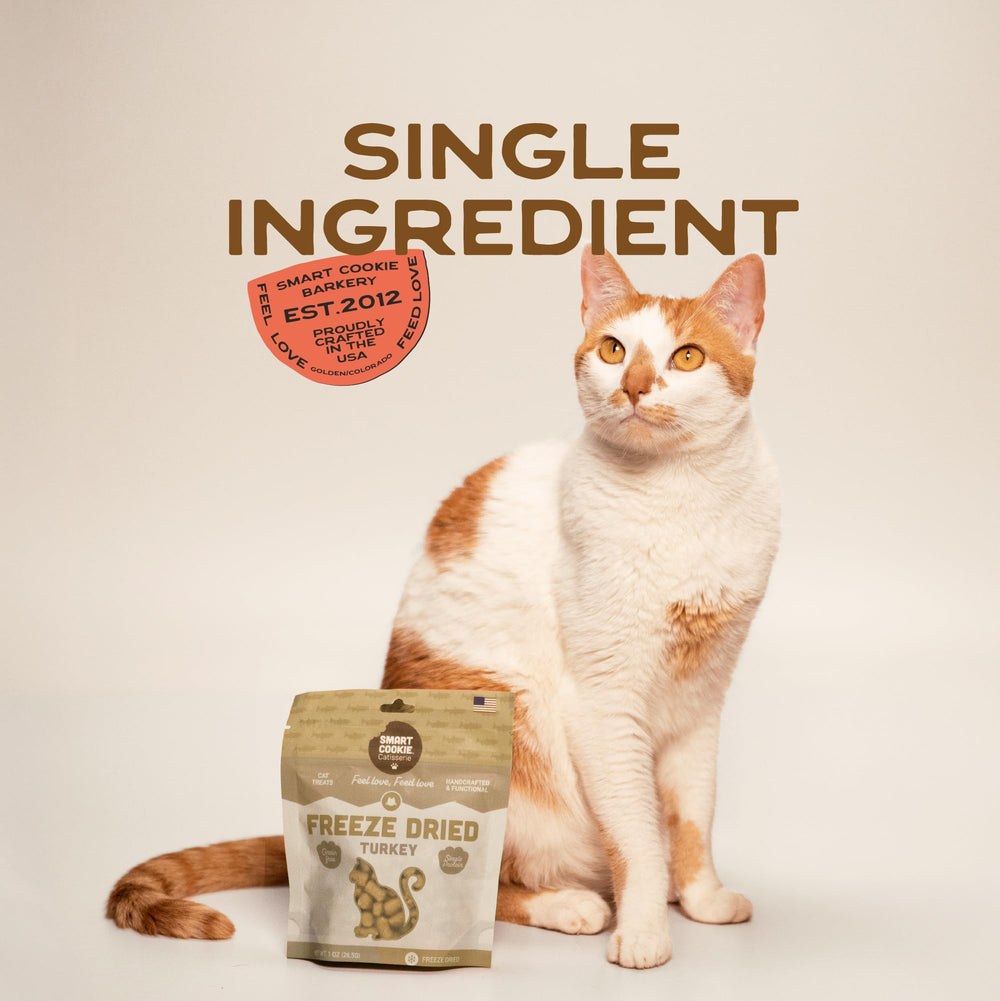 Smart Cookie turkey treat visual highlighting digestion-friendly, single-ingredient snack