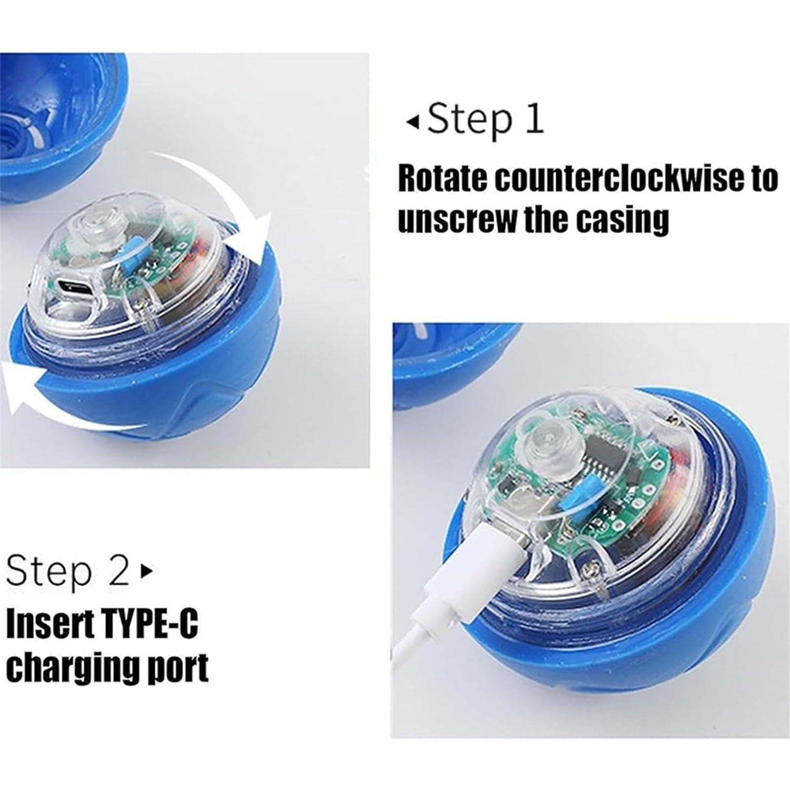 Smart Jumping Ball for Dogs blue compact design fits travel bags.