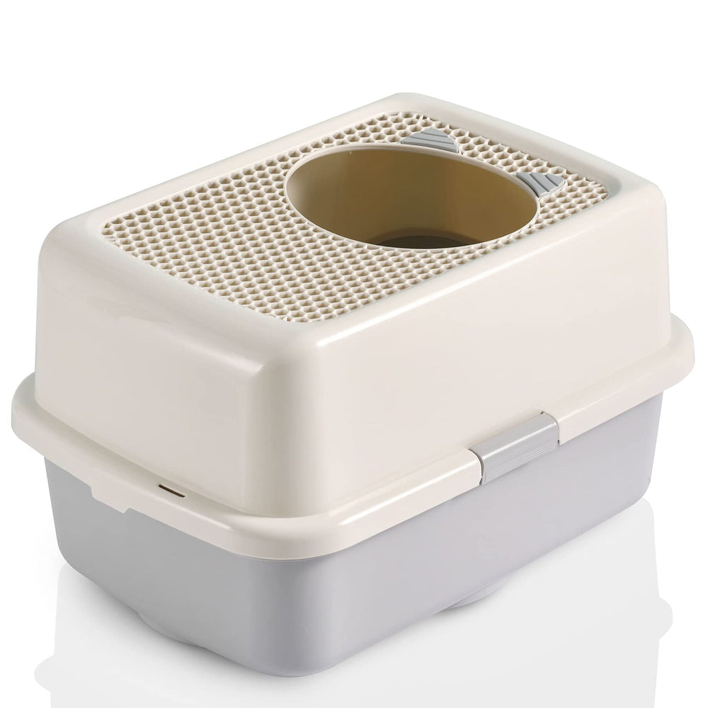 Large size of Smart Paws litter box supports medium to large cats and multi-cat comfort.