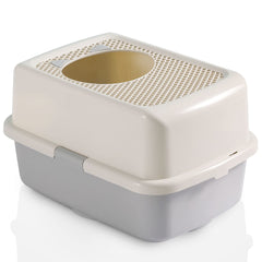 Smooth interior surface of Smart Paws box for quick wipe-downs and maintenance.
