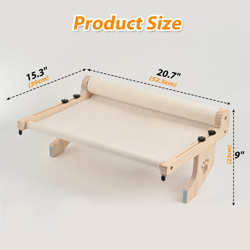 SMARTBEAN cat window perch installs without tools for easy setup.