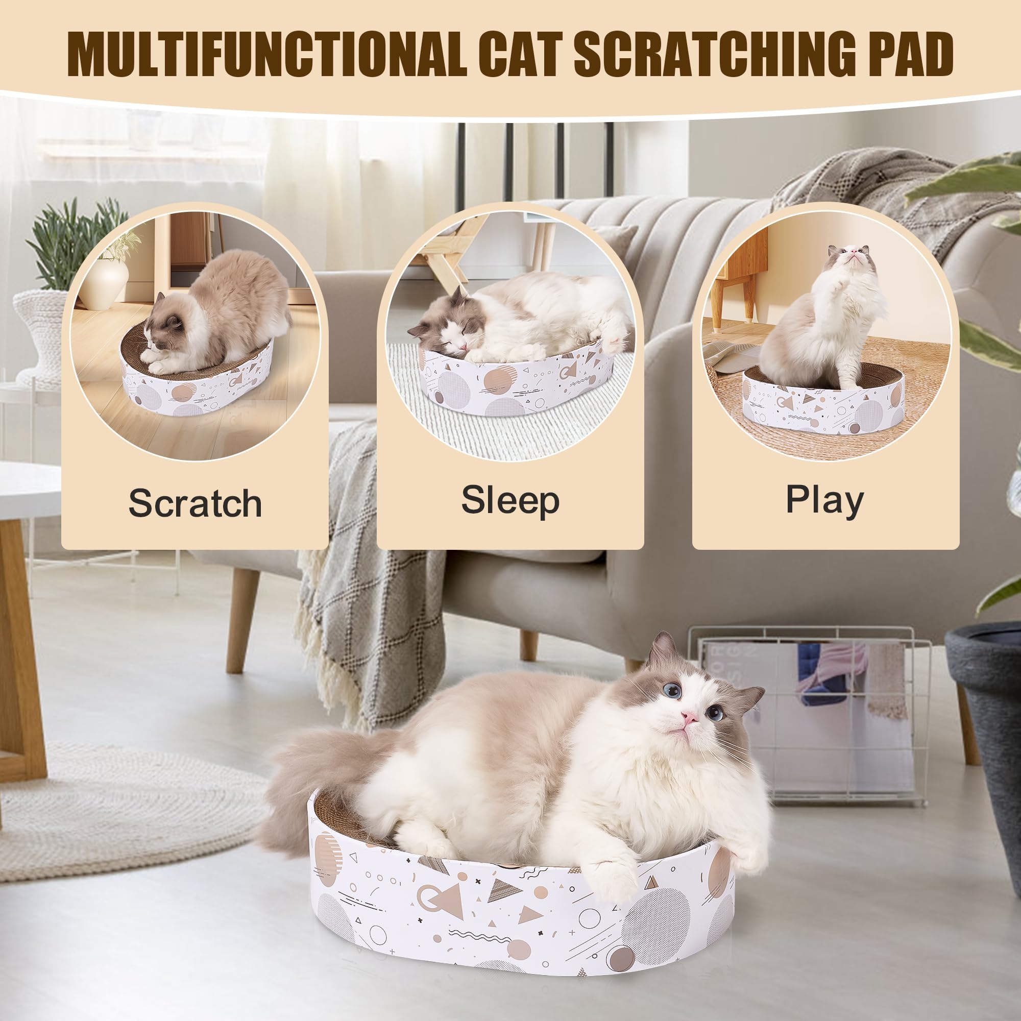 SMARTBEAN furniture-protection scratcher helps reduce furniture wear through engaging scratching.