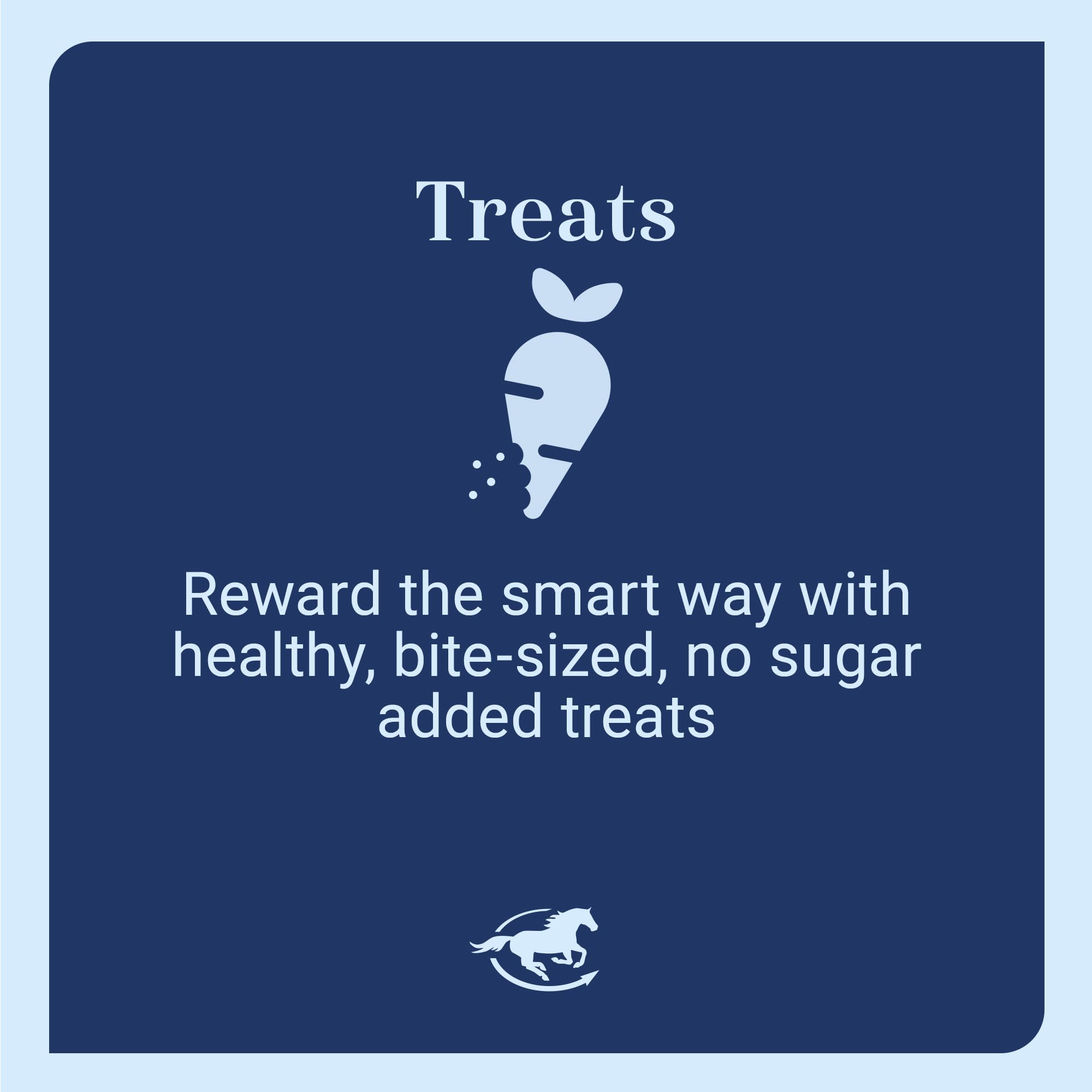 SmartEquine Equi Treats soy-free formula for dietary sensitivities during training