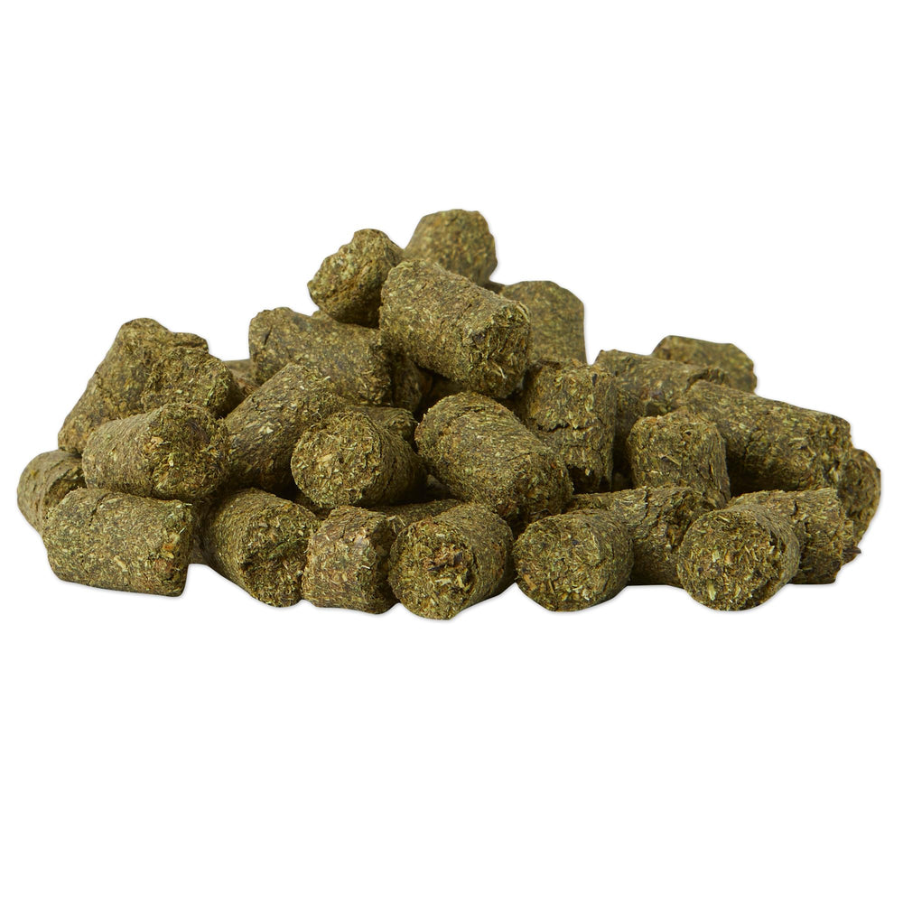 SmartEquine Equi Treats bite-sized treats shown in training session.