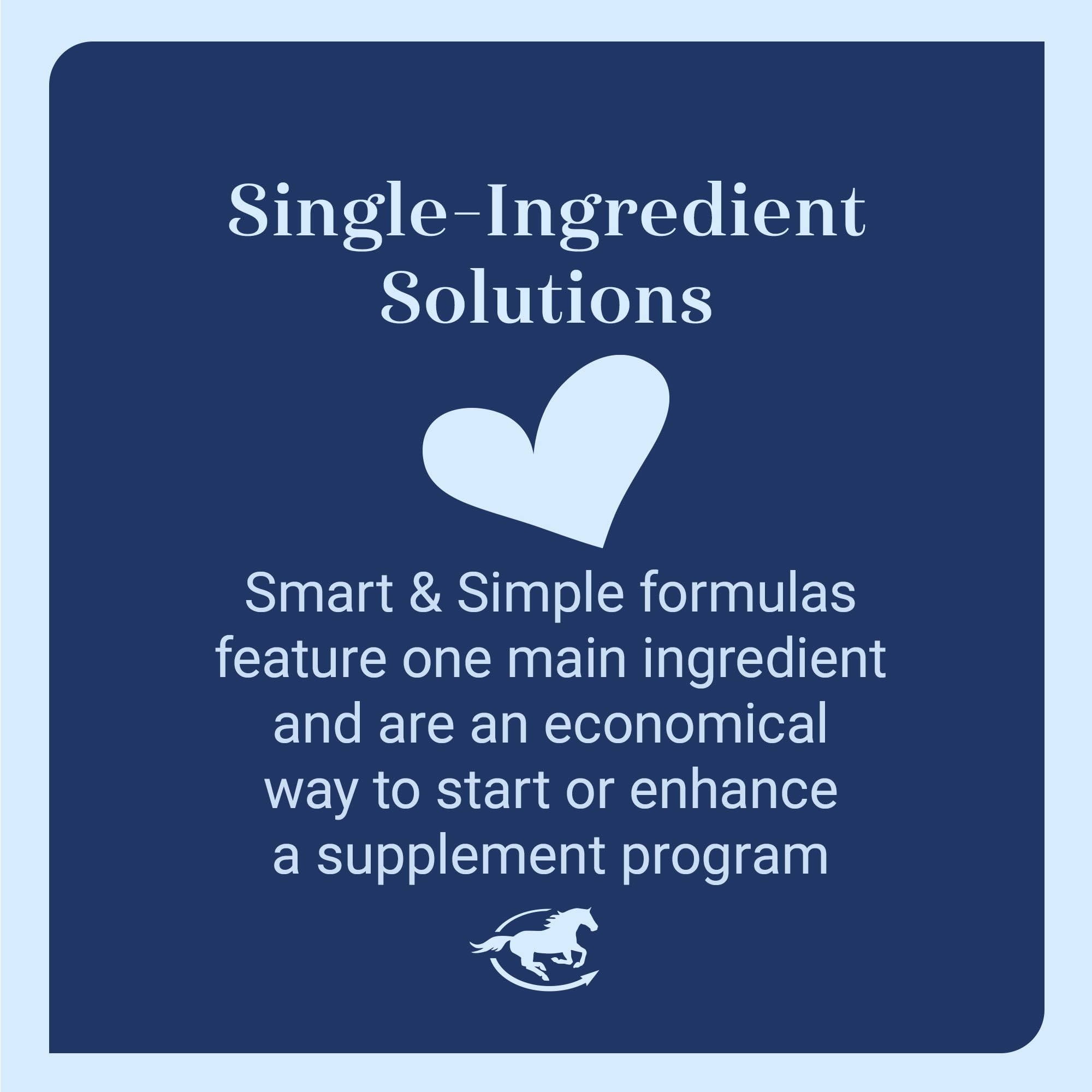 SmartEquine magnesium powder added to feed during morning routine for calm focus.