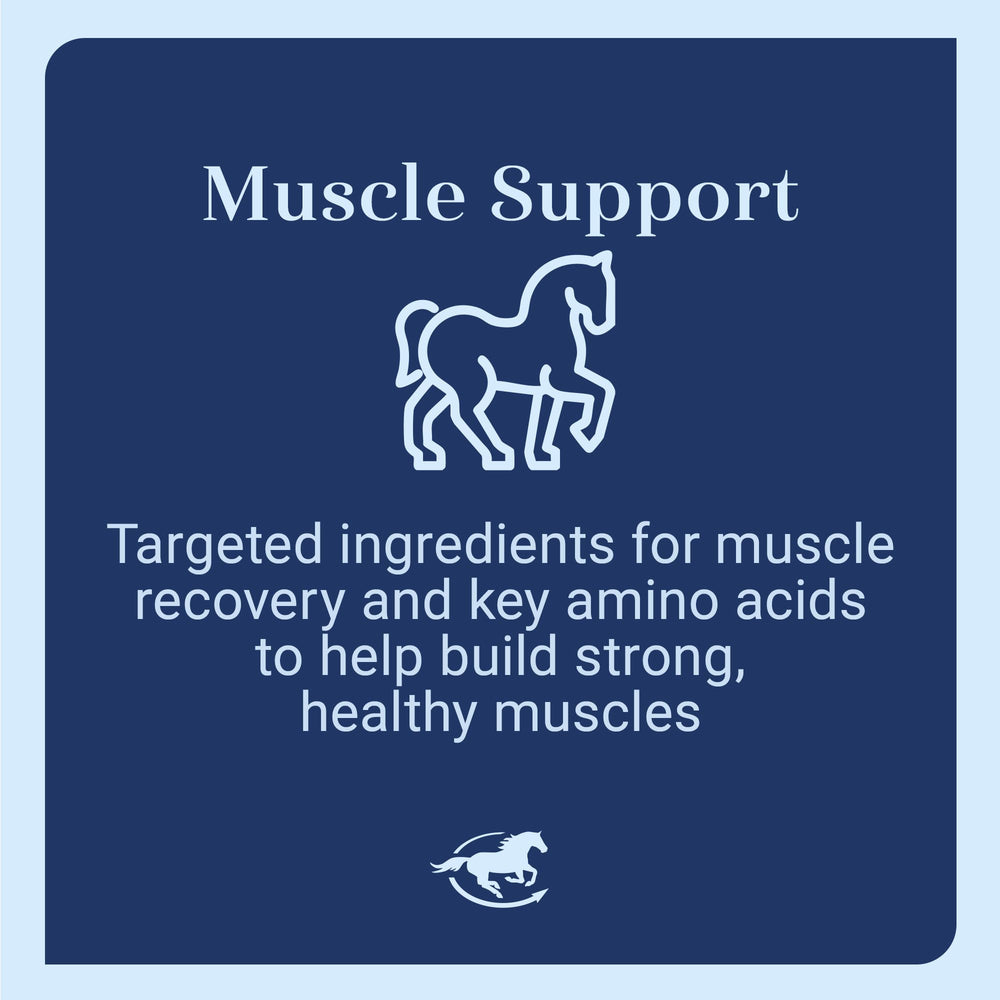SmartEquine Tri Amino bone-hoof-health supports structural wellness for hooves and bones.