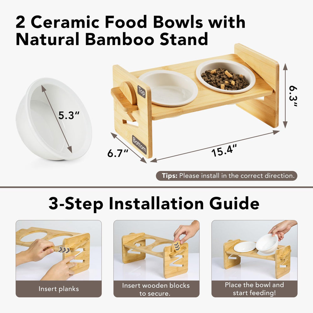 Smartoo ceramic bowls help prevent chin staining after meals.