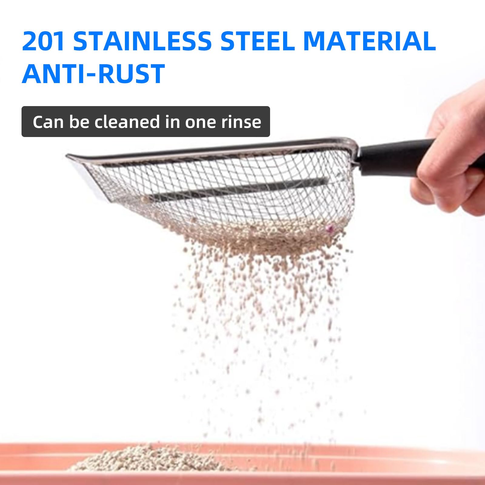 SmartTail ergonomic design and lightweight build for comfortable scooping