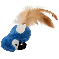 SmartyKat Instincts Chatty Chirp toy emits electronic chirp for interactive chase.