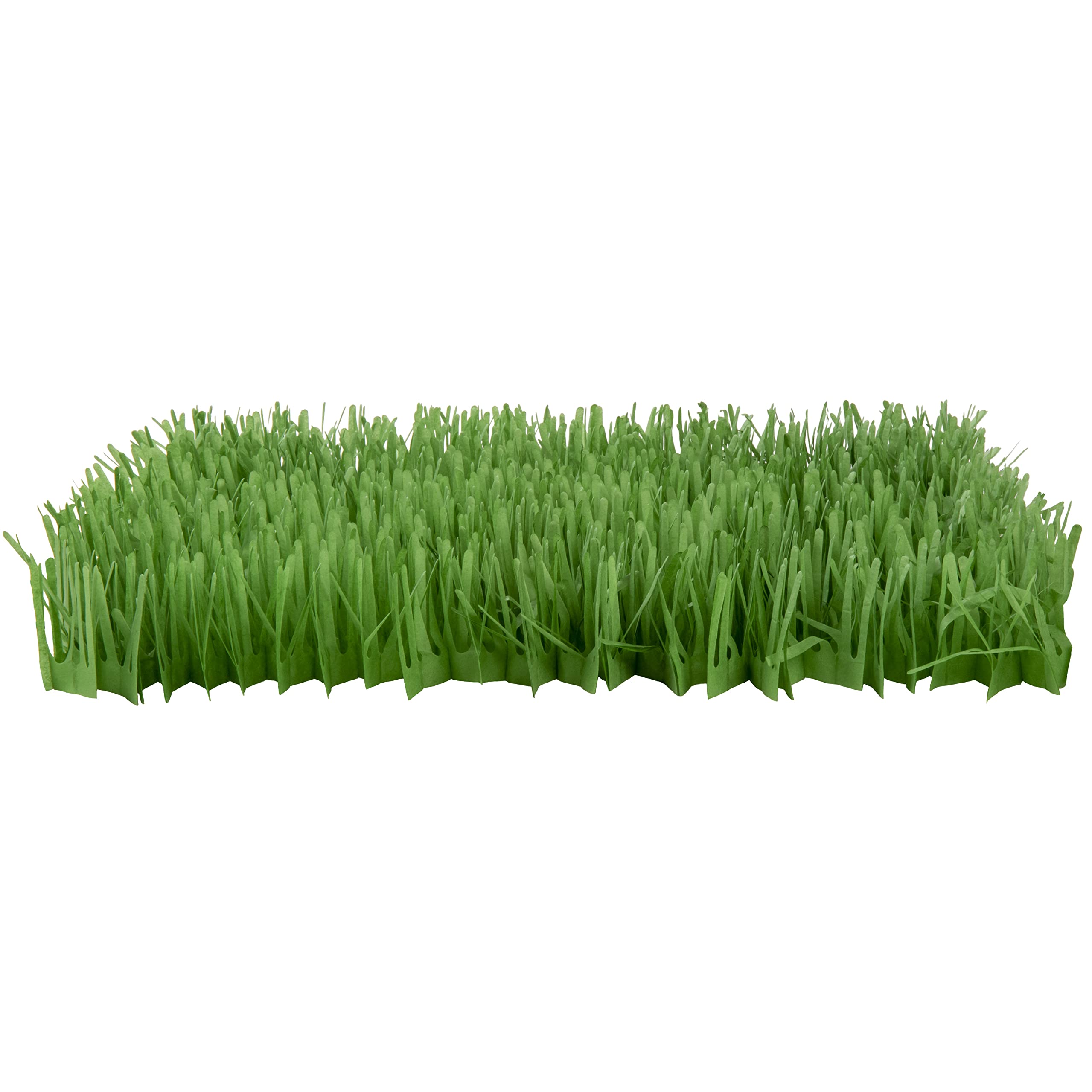 SmartyKat Instincts Meadow Mayhem grass mat, showing indoor hunting-inspired play