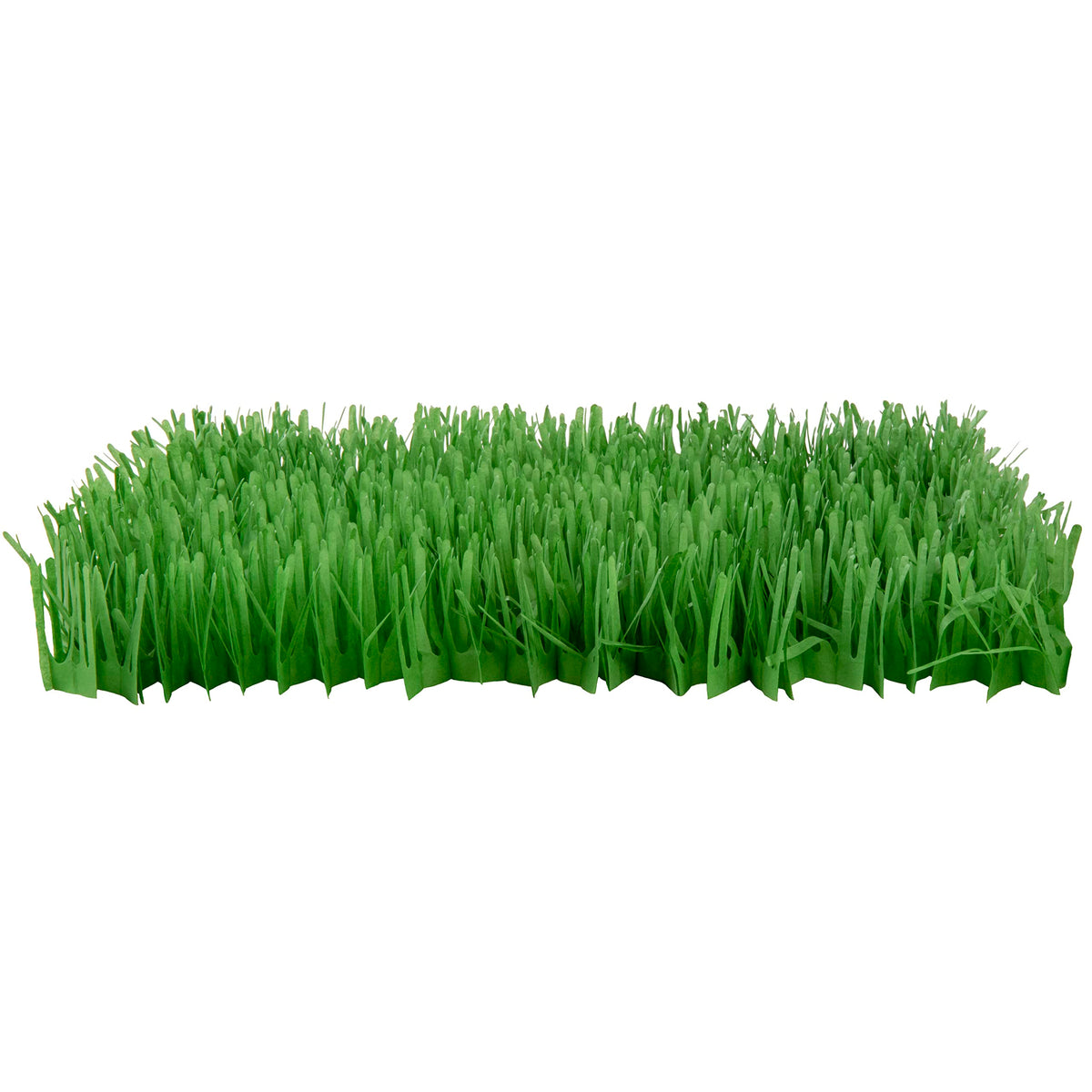 SmartyKat Instincts Meadow Mayhem grass mat, showing indoor hunting-inspired play